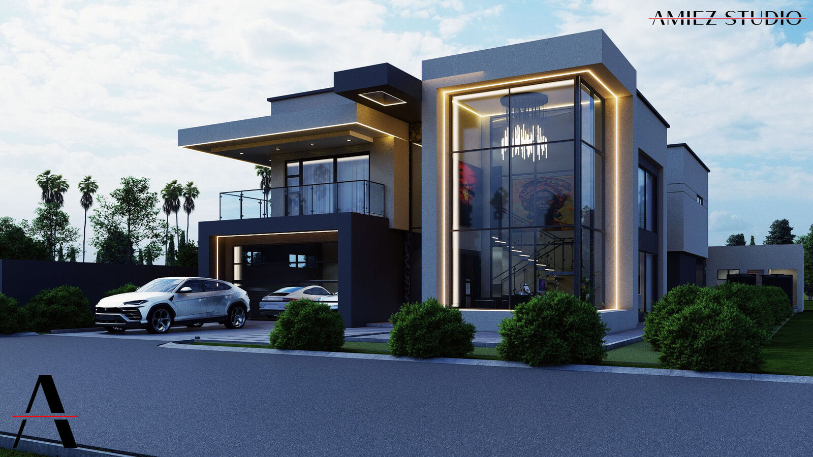 Modern residential house